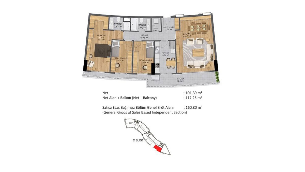 Appartements Uniques Dans Une Résidence de Luxe à Büyükçekmece - 41710