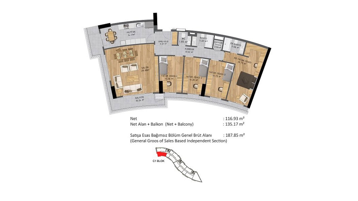 Appartements Uniques Dans Une Résidence de Luxe à Büyükçekmece - 41711