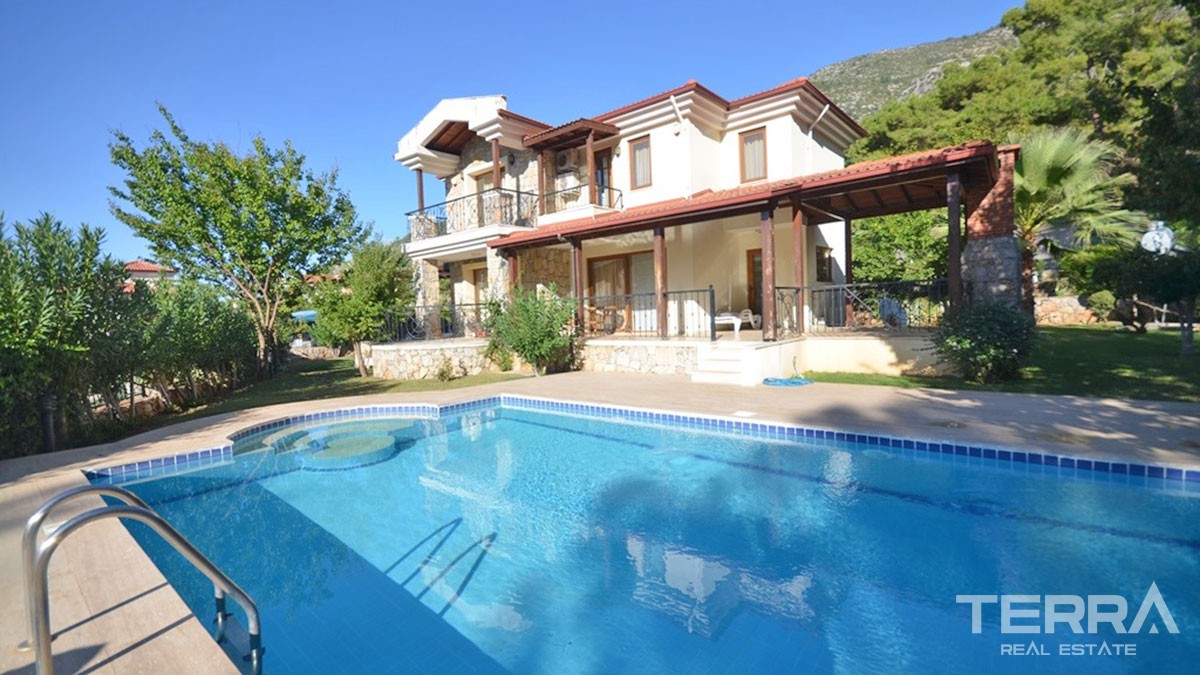 Unique Maison Avec Grand Terrain et Piscine Privée à Ovacık Fethiye - 41649