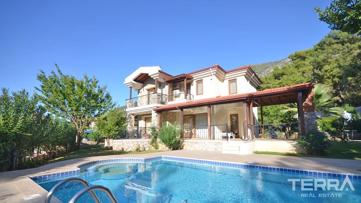 Unique Maison Avec Grand Terrain et Piscine Privée à Ovacık Fethiye - 41653
