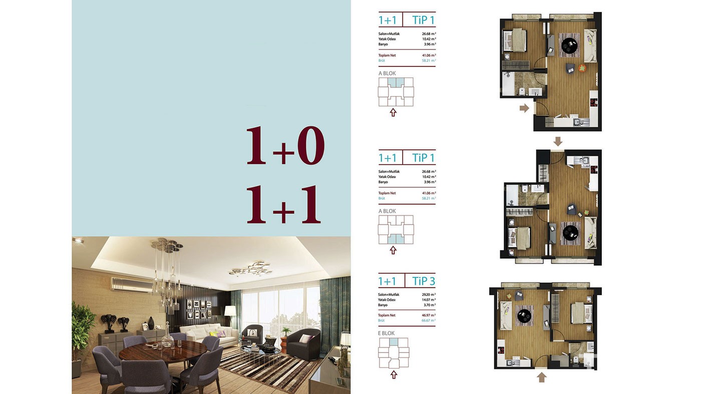 New Comfortable Apartments for Sale in Beylikdüzü Istanbul - 41792