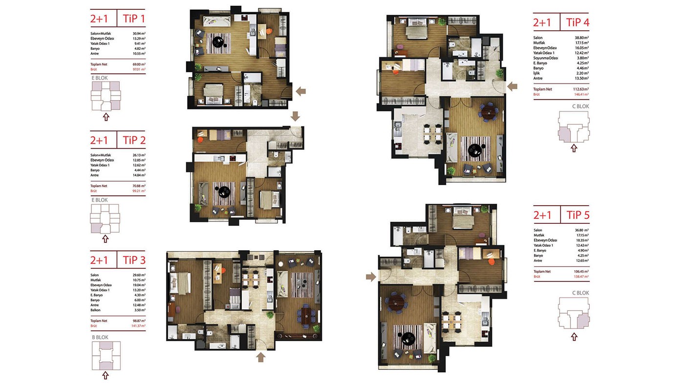 New Comfortable Apartments for Sale in Beylikdüzü Istanbul - 41795