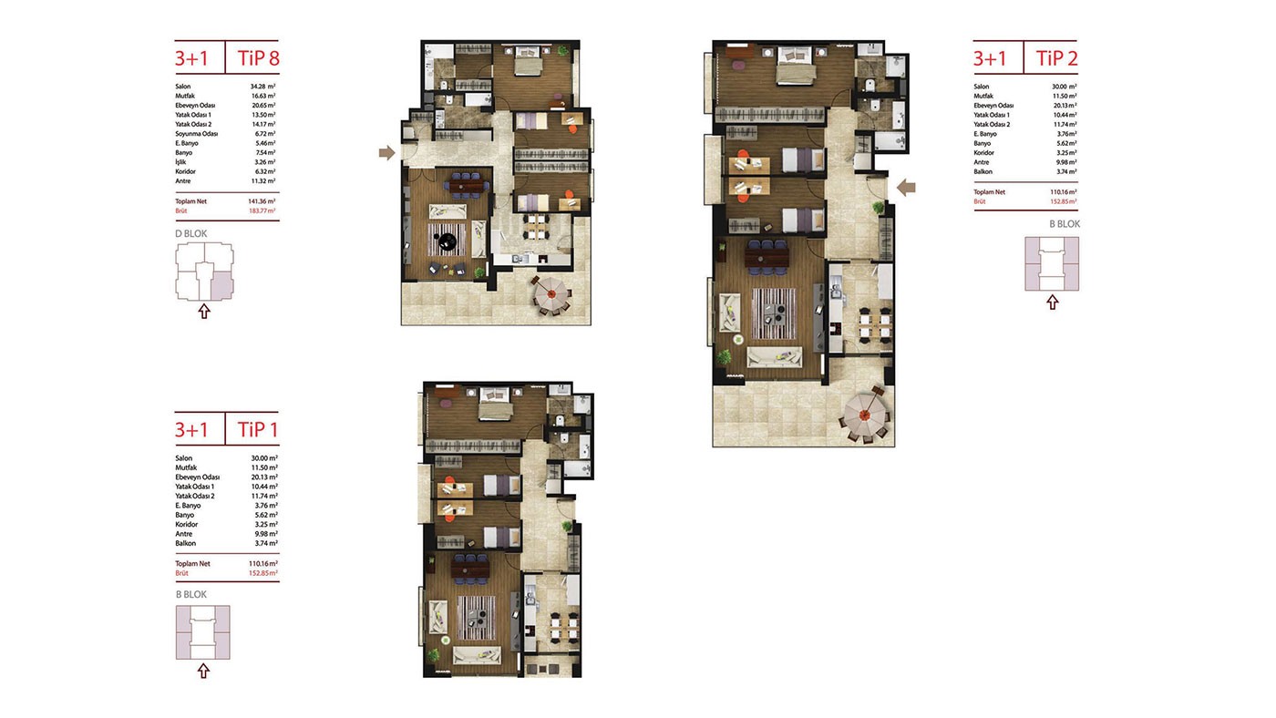 New Comfortable Apartments for Sale in Beylikdüzü Istanbul - 41796