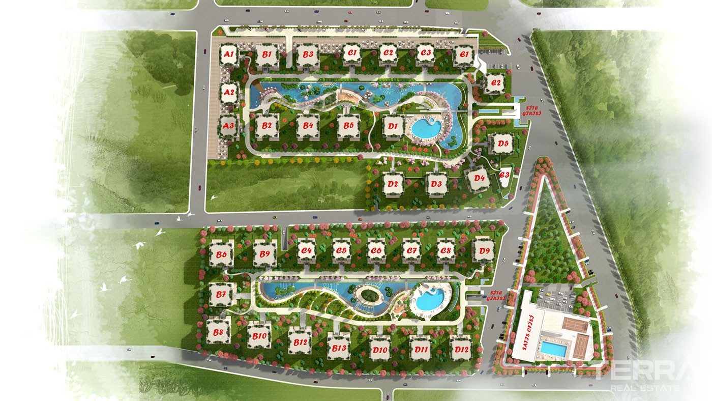 New Comfortable Apartments for Sale in Beylikdüzü Istanbul - 41873