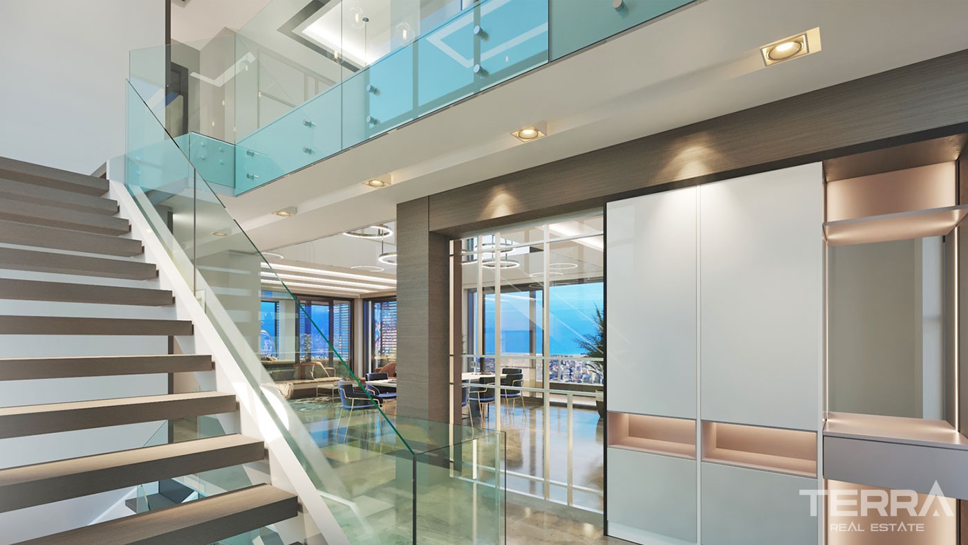 Exclusive Villas with Panoramic Sea View for Sale in Bektaş Alanya - 41942