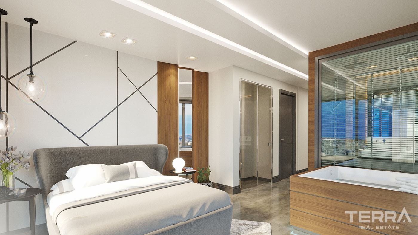 Exclusive Villas with Panoramic Sea View for Sale in Bektaş Alanya - 41963