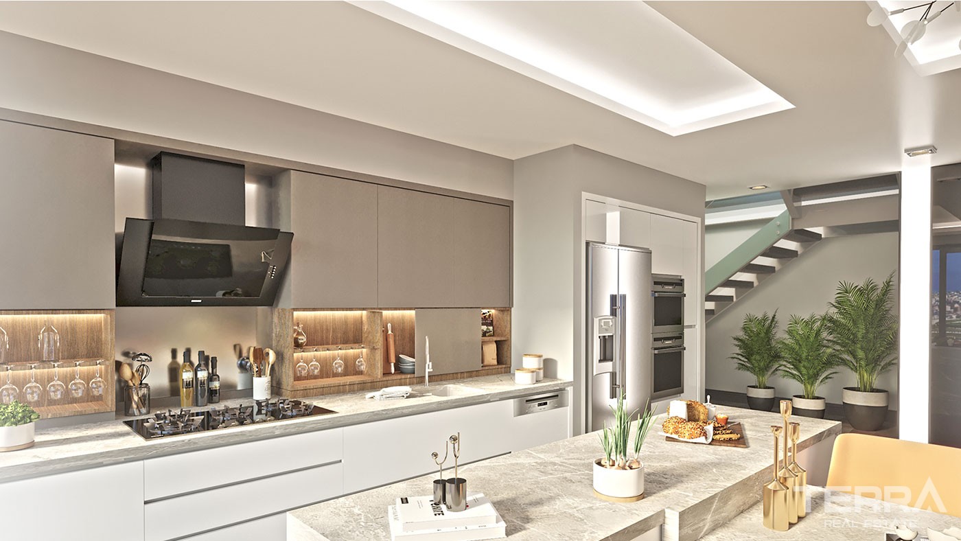 Exclusive Villas with Panoramic Sea View for Sale in Bektaş Alanya - 41980
