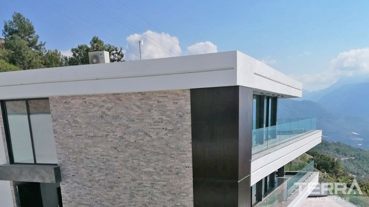 Exclusive Villas with Panoramic Sea View for Sale in Bektaş Alanya - 42001