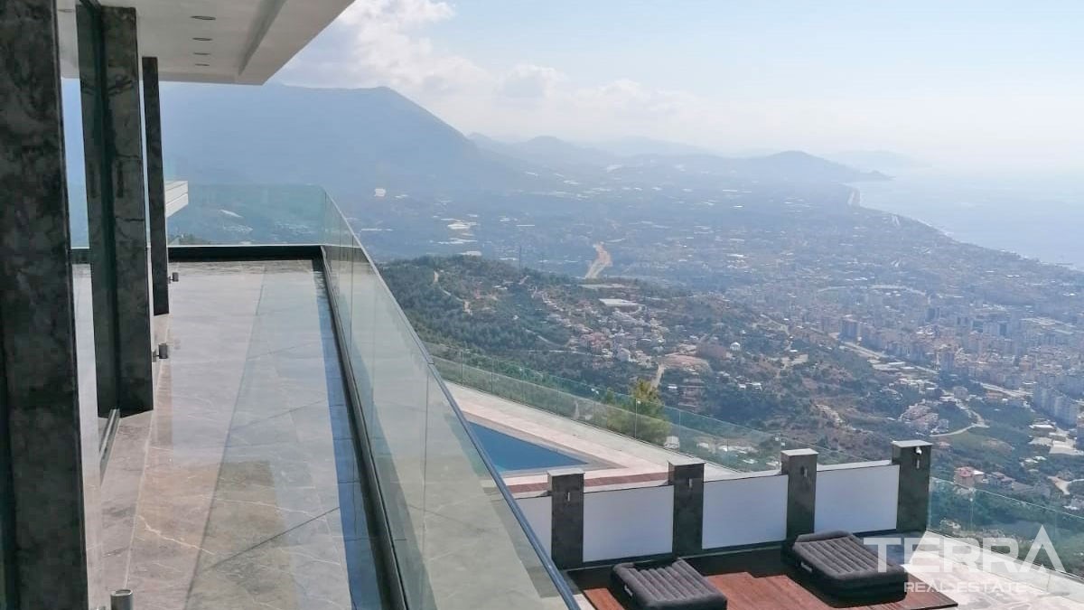 Exclusive Villas with Panoramic Sea View for Sale in Bektaş Alanya - 42003