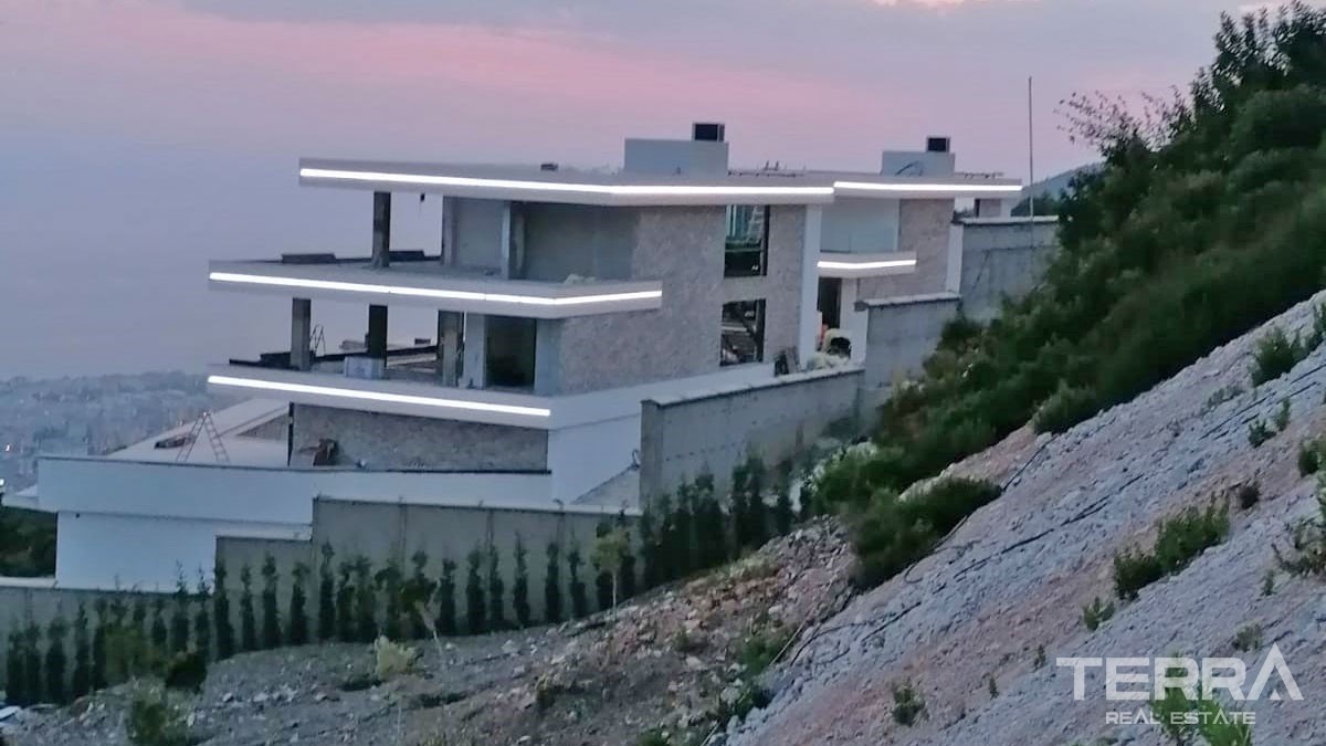 Exclusive Villas with Panoramic Sea View for Sale in Bektaş Alanya - 42015