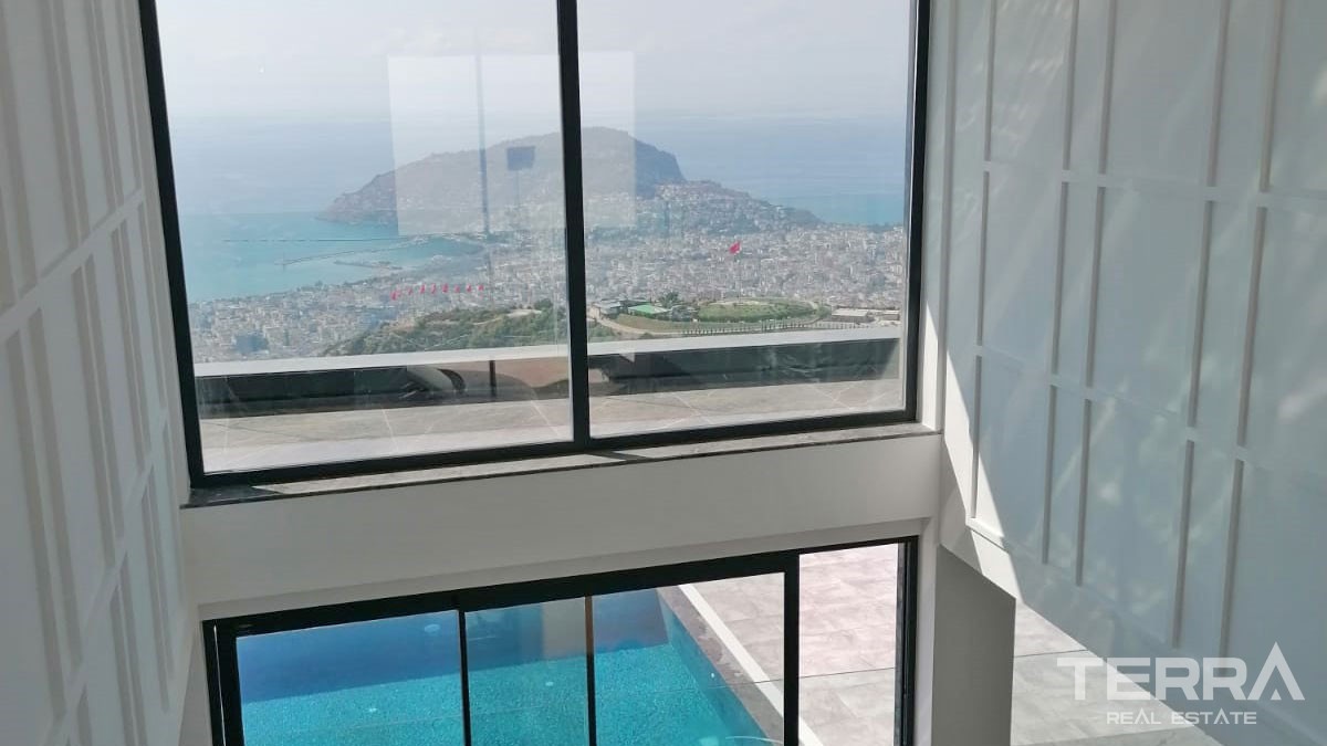 Exclusive Villas with Panoramic Sea View for Sale in Bektaş Alanya - 42064