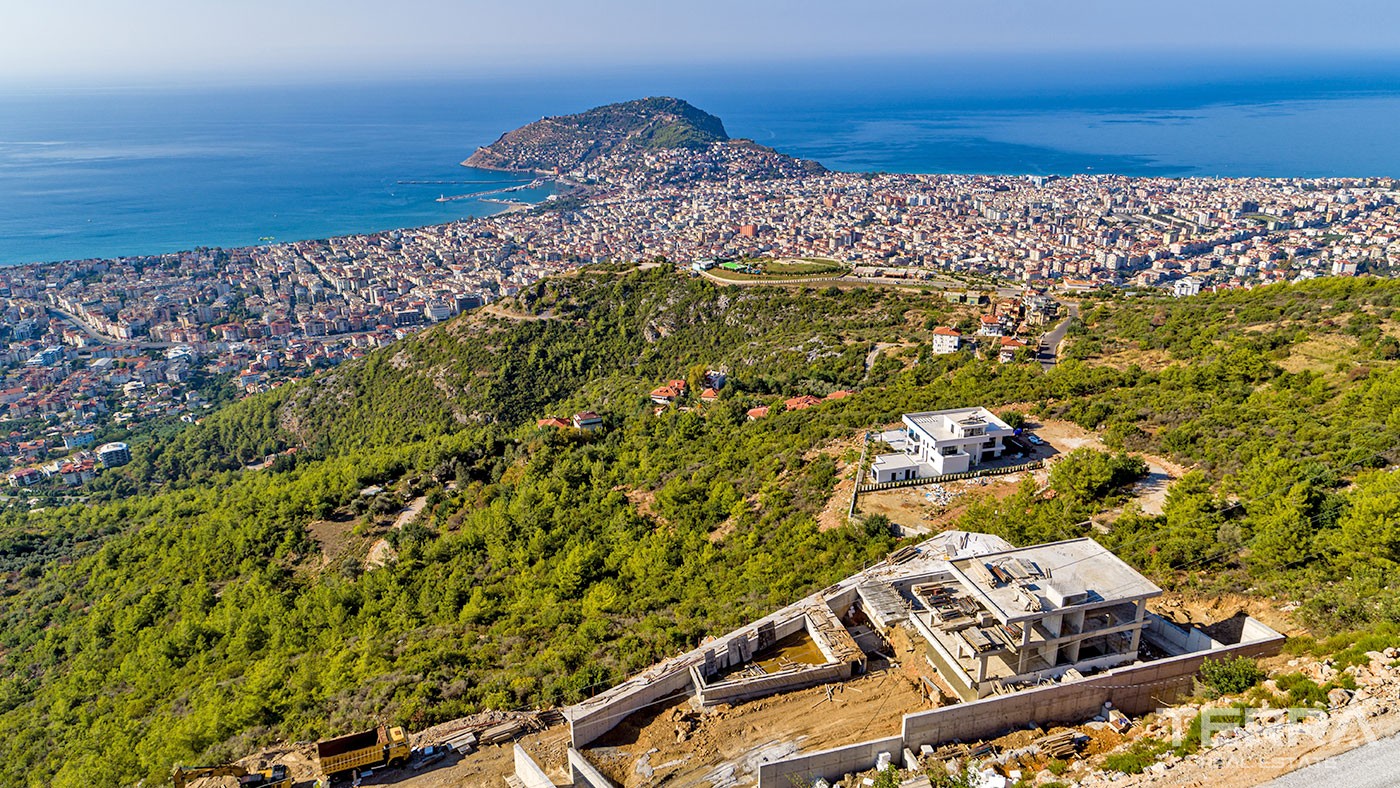 Exclusive Villas with Panoramic Sea View for Sale in Bektaş Alanya - 42115