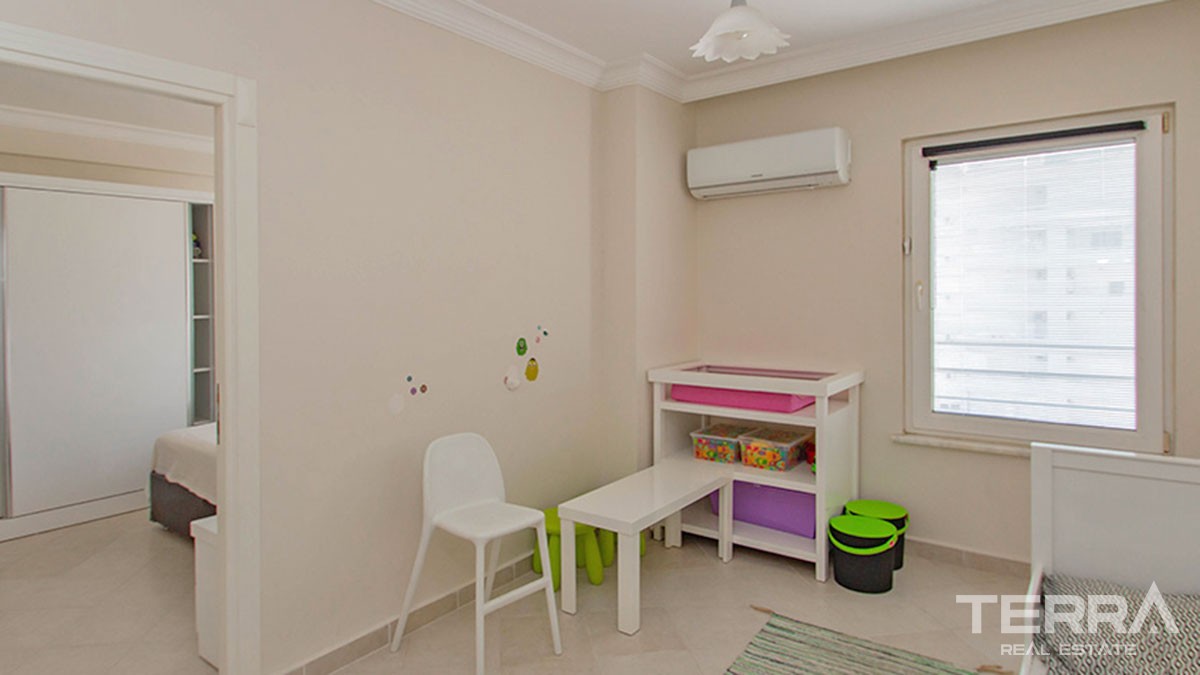New Fully Furnished Flat with Sea-view for sale in Alanya Cikcilli - 42090