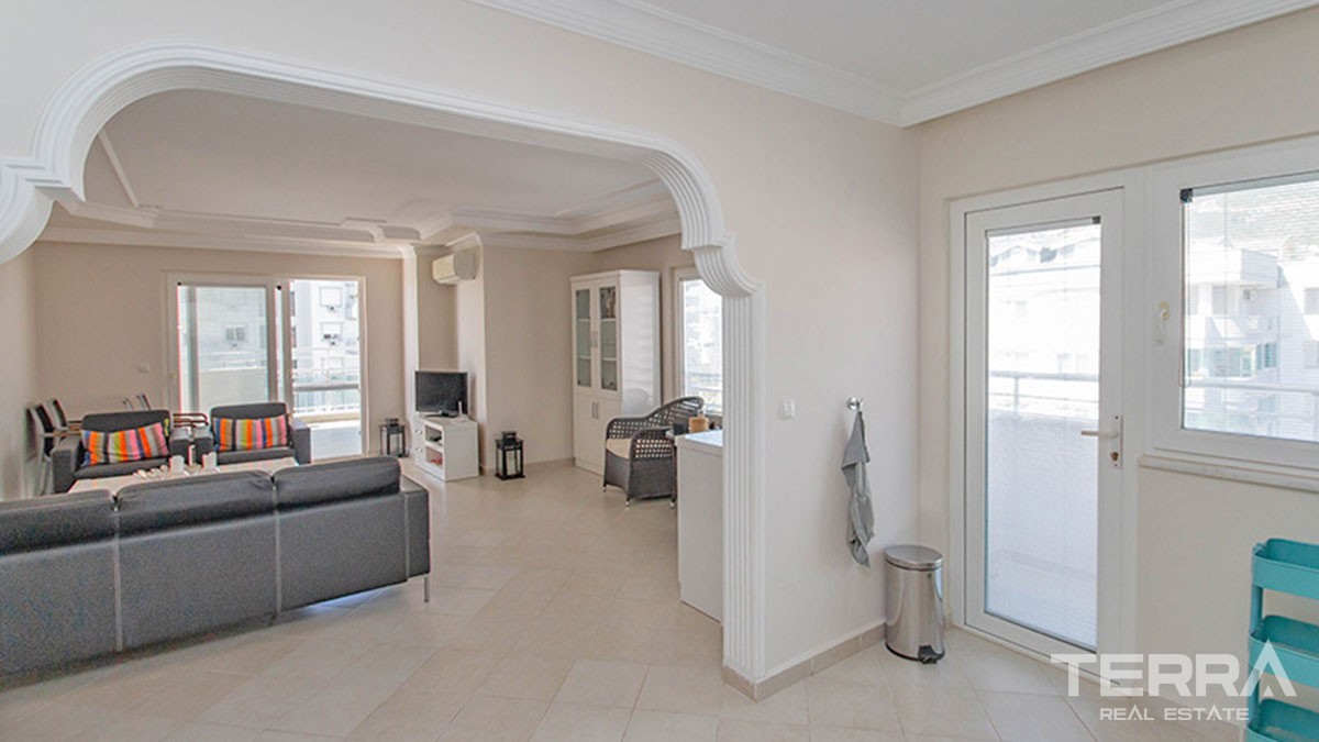 New Fully Furnished Flat with Sea-view for sale in Alanya Cikcilli - 42095