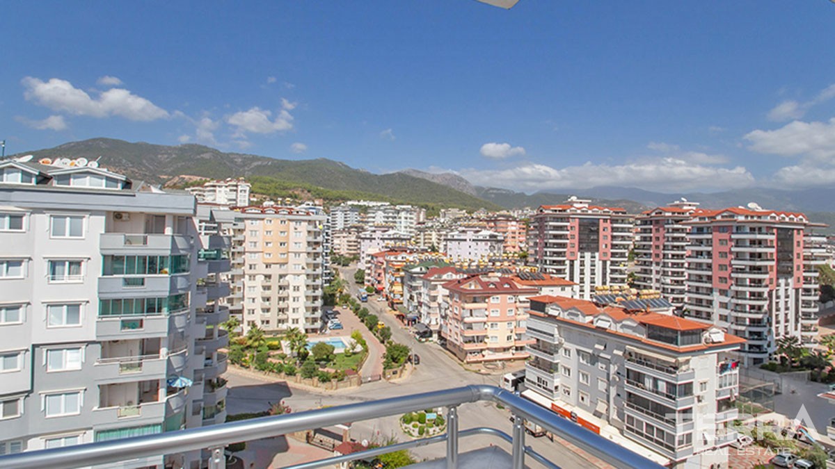 New Fully Furnished Flat with Sea-view for sale in Alanya Cikcilli - 42098