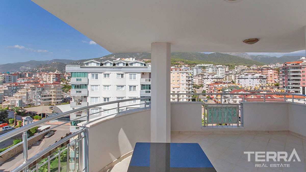 New Fully Furnished Flat with Sea-view for sale in Alanya Cikcilli - 42103