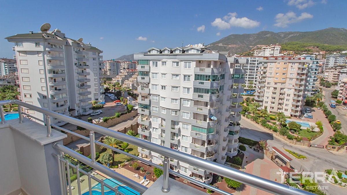 New Fully Furnished Flat with Sea-view for sale in Alanya Cikcilli - 42105