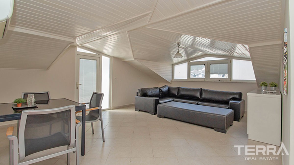 New Fully Furnished Flat with Sea-view for sale in Alanya Cikcilli - 42106