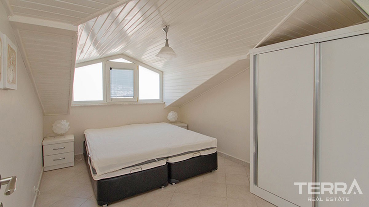 New Fully Furnished Flat with Sea-view for sale in Alanya Cikcilli - 42107