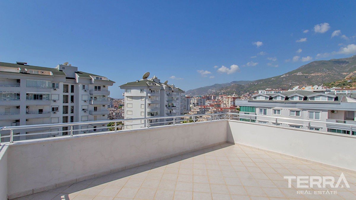 New Fully Furnished Flat with Sea-view for sale in Alanya Cikcilli - 42111