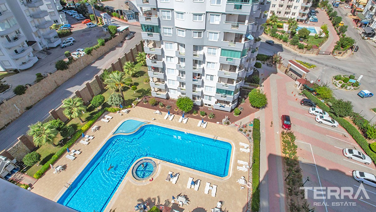 New Fully Furnished Flat with Sea-view for sale in Alanya Cikcilli
