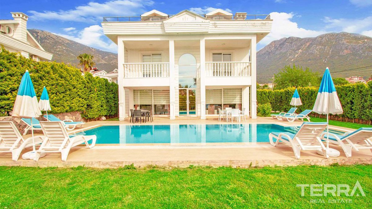 Detached Villas with Private Pool and Sauna to Buy in Hisarönü Fethiye
