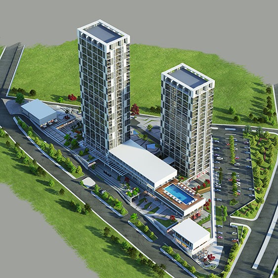Luxuriöse Apartments im Miks in Kucukcekmece, Istanbul - 396