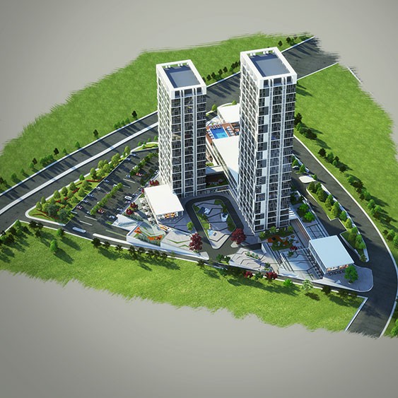 Luxuriöse Apartments im Miks in Kucukcekmece, Istanbul - 397