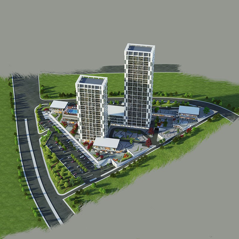 Luxuriöse Apartments im Miks in Kucukcekmece, Istanbul - 398