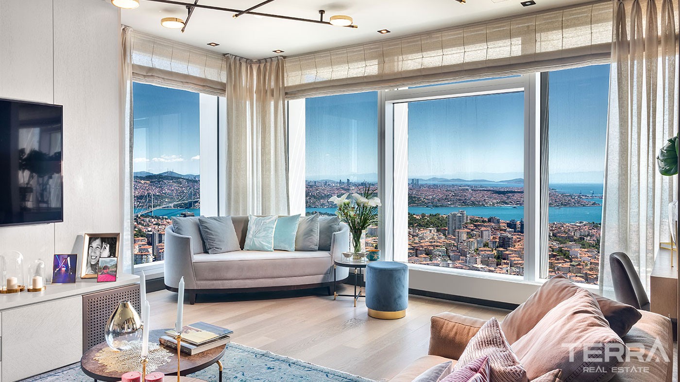 Appartements Haut de Gamme Dans la Tour à Şişli Istanbul à Usage Mixte - 42296
