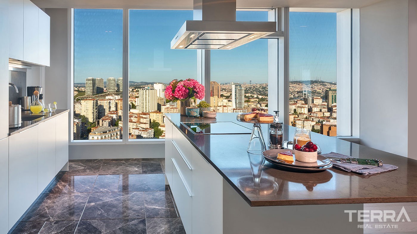 Appartements Haut de Gamme Dans la Tour à Şişli Istanbul à Usage Mixte - 42298