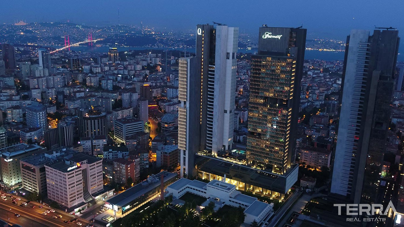 Appartements Haut de Gamme Dans la Tour à Şişli Istanbul à Usage Mixte - 42300