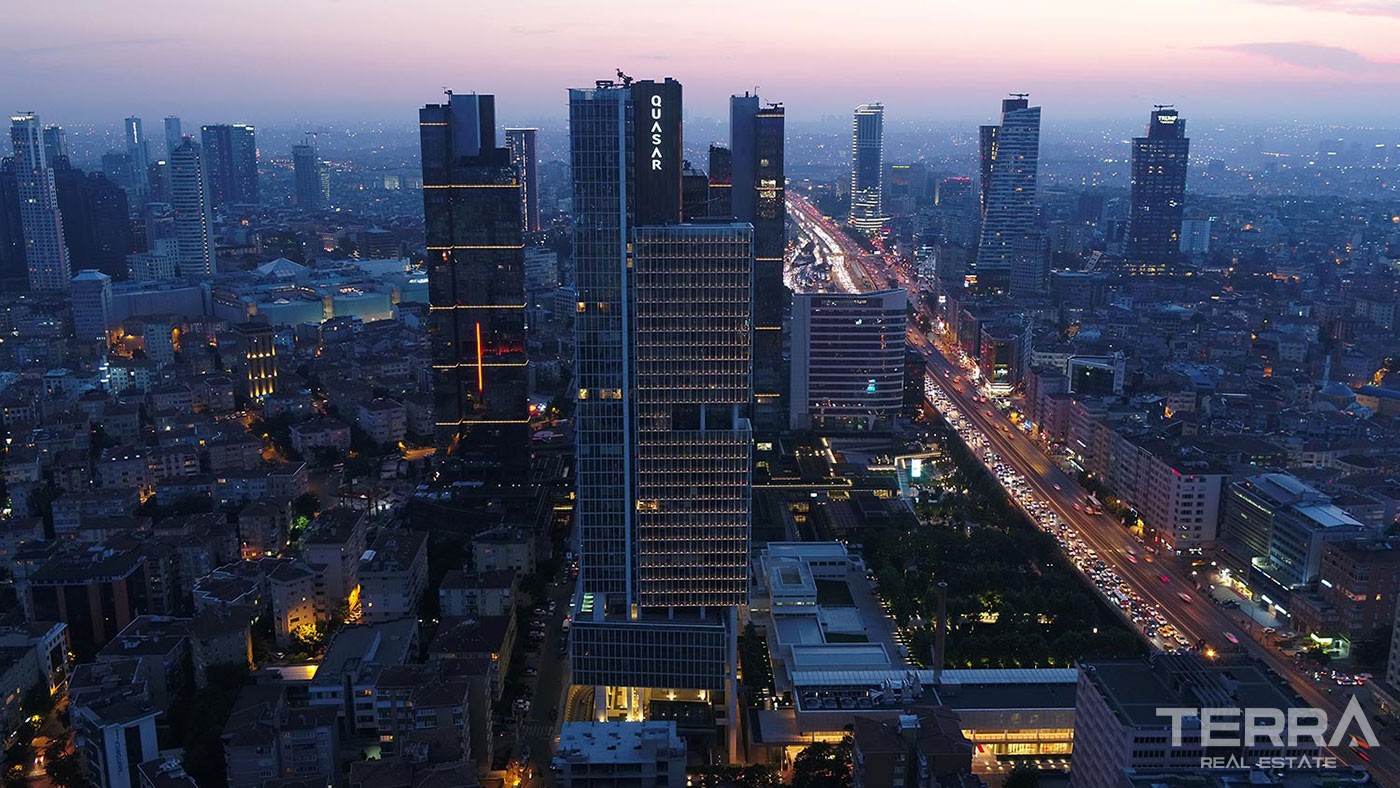 Appartements Haut de Gamme Dans la Tour à Şişli Istanbul à Usage Mixte - 42301