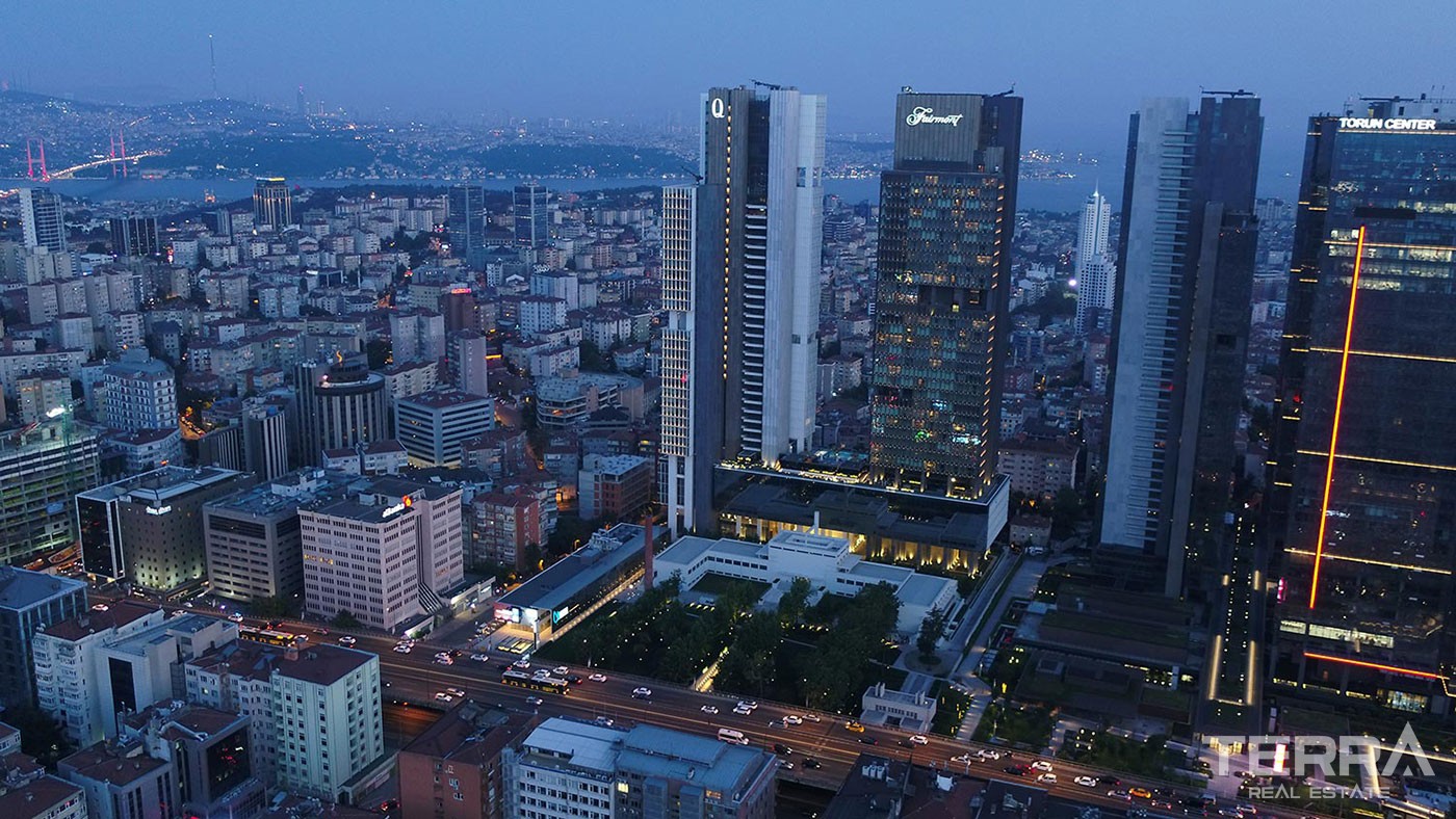 Appartements Haut de Gamme Dans la Tour à Şişli Istanbul à Usage Mixte - 42302