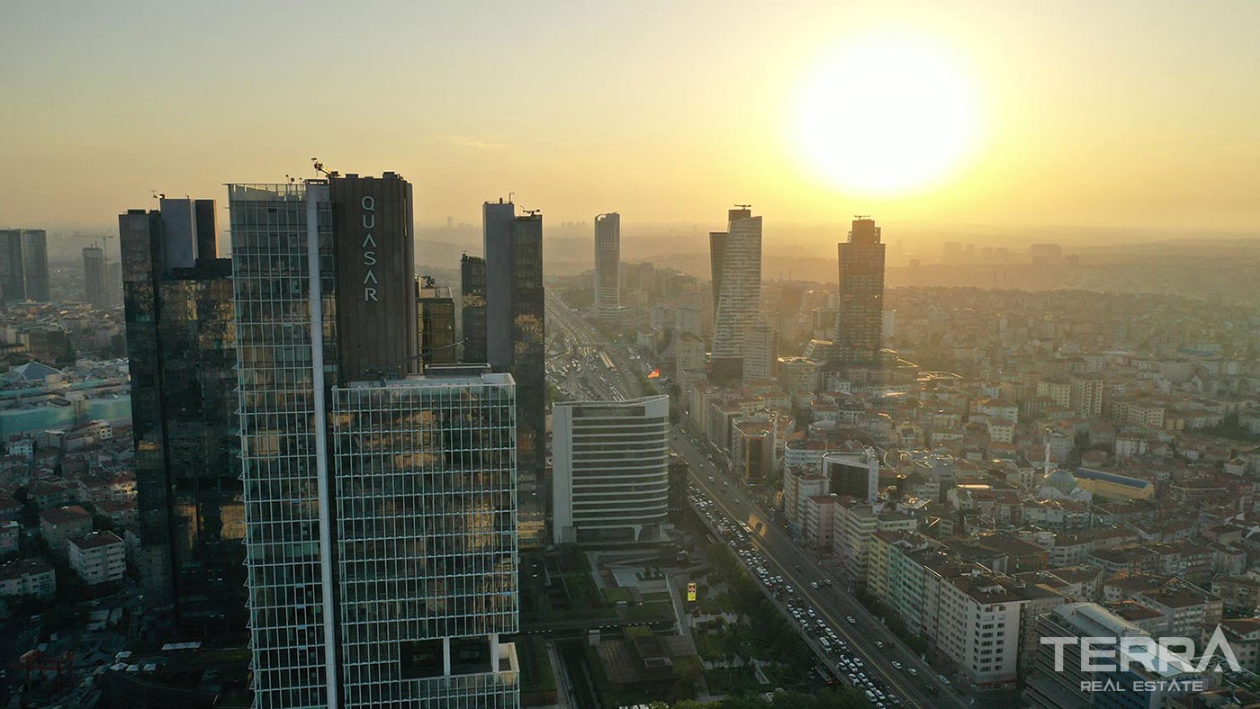 Appartements Haut de Gamme Dans la Tour à Şişli Istanbul à Usage Mixte - 42303