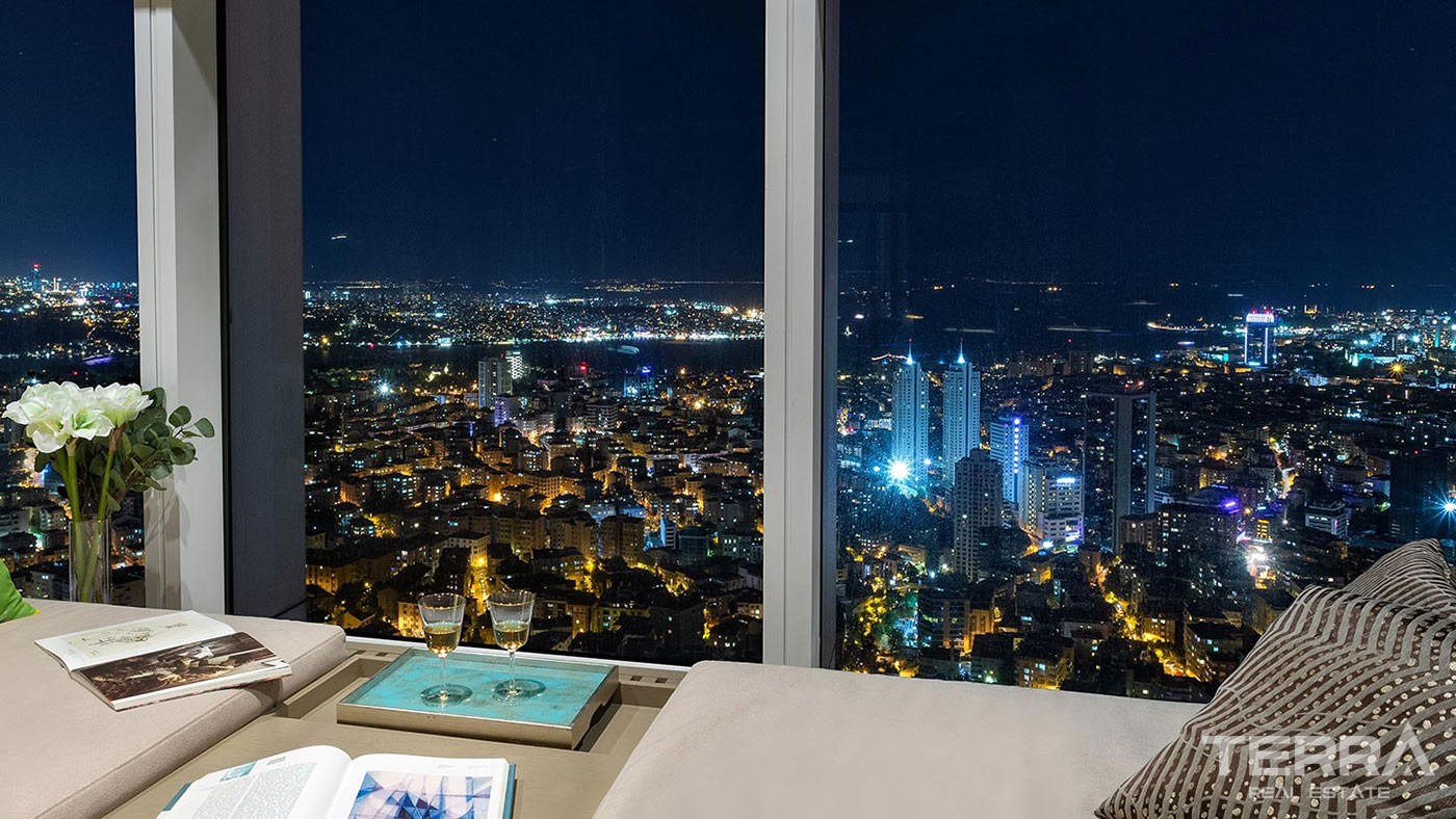 Appartements Haut de Gamme Dans la Tour à Şişli Istanbul à Usage Mixte - 42305
