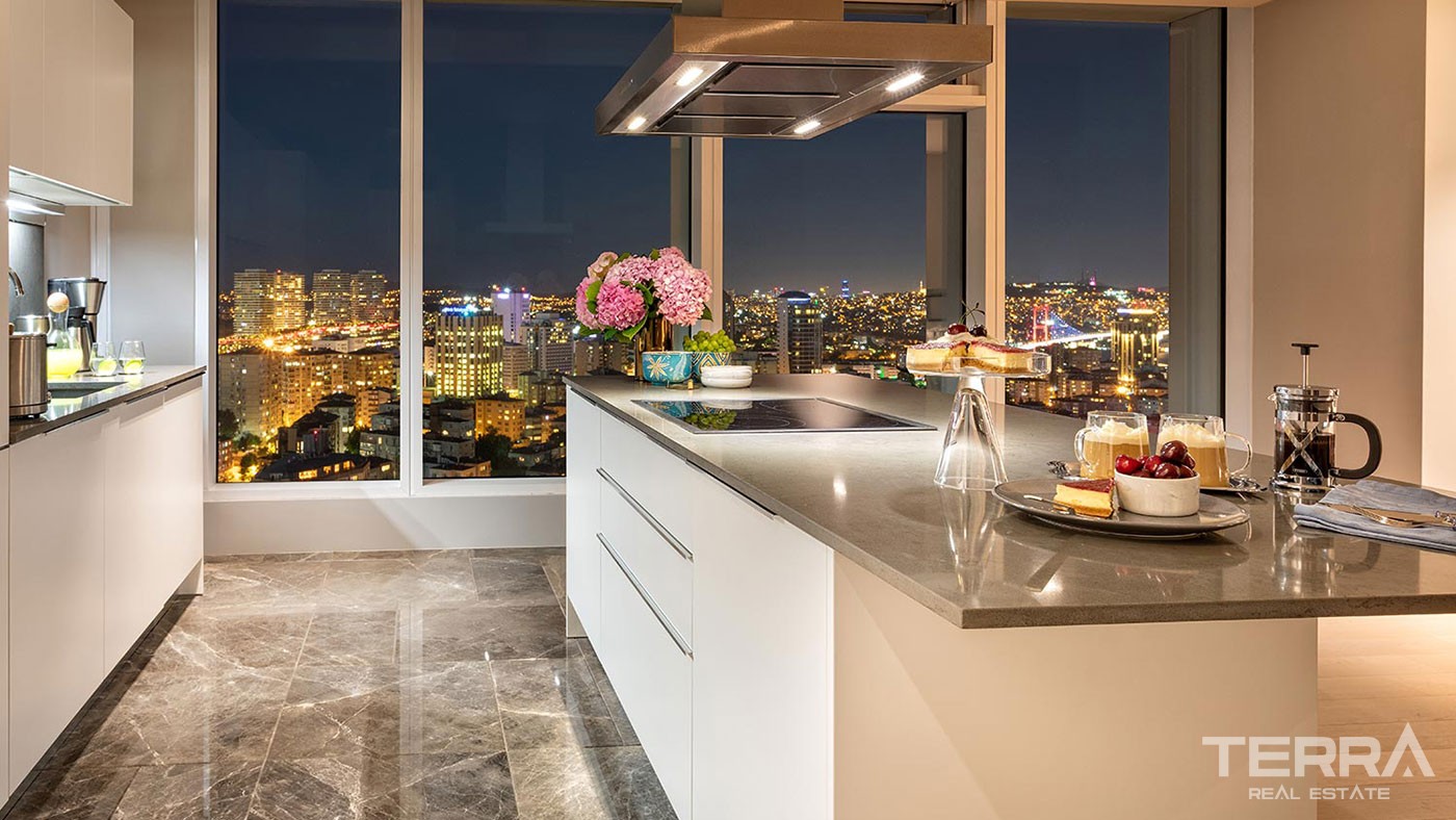 Appartements Haut de Gamme Dans la Tour à Şişli Istanbul à Usage Mixte - 42307