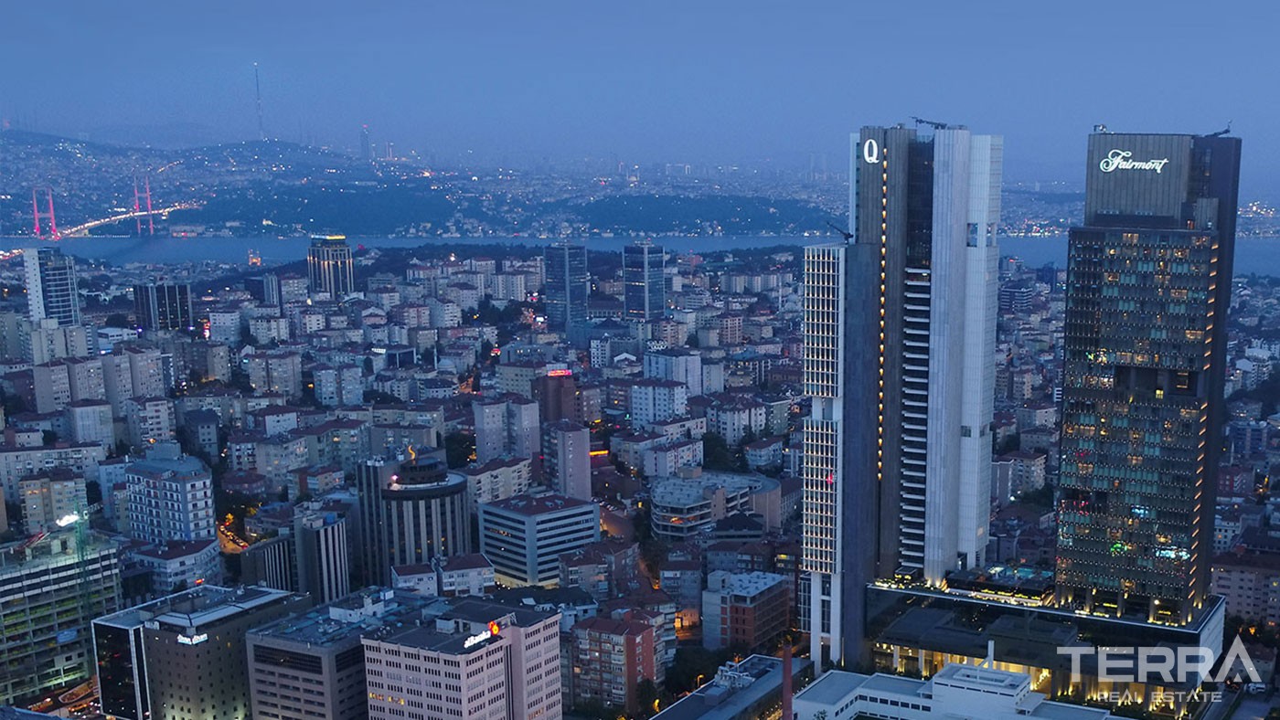 Appartements Haut de Gamme Dans la Tour à Şişli Istanbul à Usage Mixte - 42310