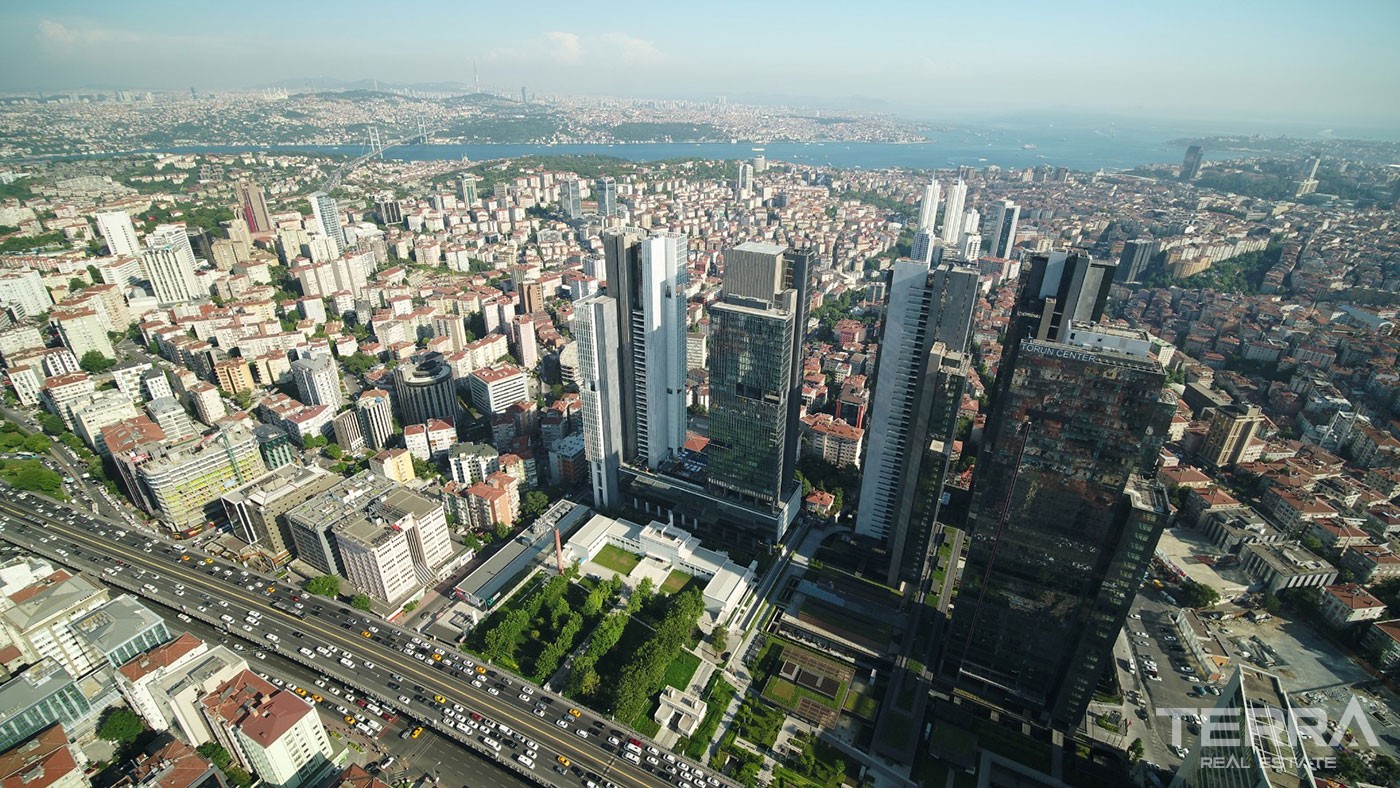 Appartements Haut de Gamme Dans la Tour à Şişli Istanbul à Usage Mixte - 42311