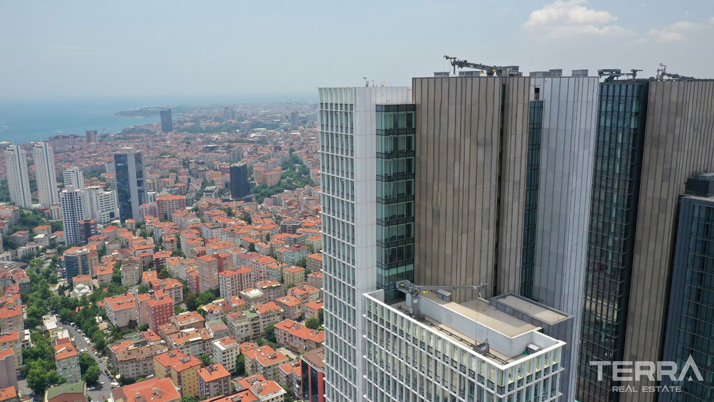 Appartements Haut de Gamme Dans la Tour à Şişli Istanbul à Usage Mixte - 42313