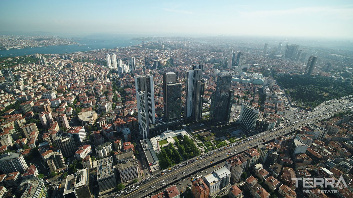 Appartements Haut de Gamme Dans la Tour à Şişli Istanbul à Usage Mixte - 42314
