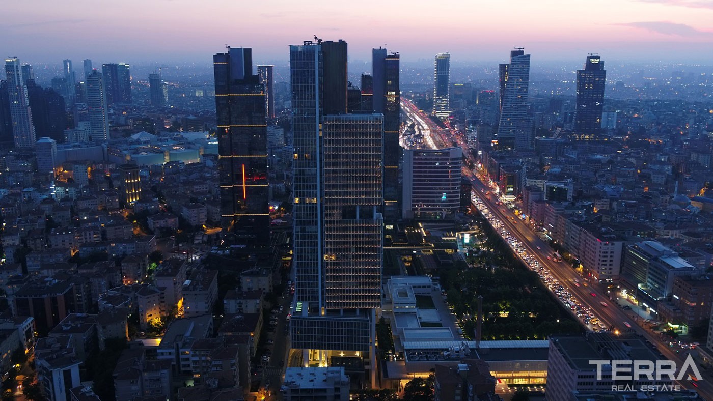 Appartements Haut de Gamme Dans la Tour à Şişli Istanbul à Usage Mixte - 42315