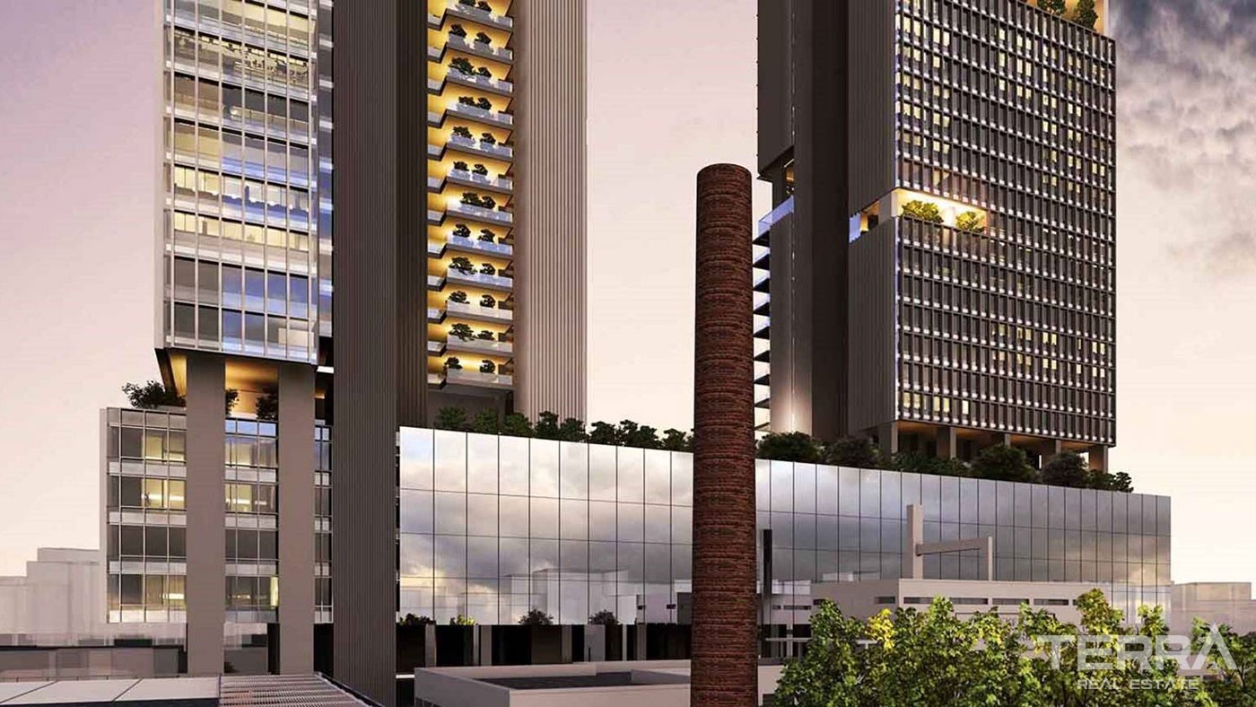 Appartements Haut de Gamme Dans la Tour à Şişli Istanbul à Usage Mixte - 42321