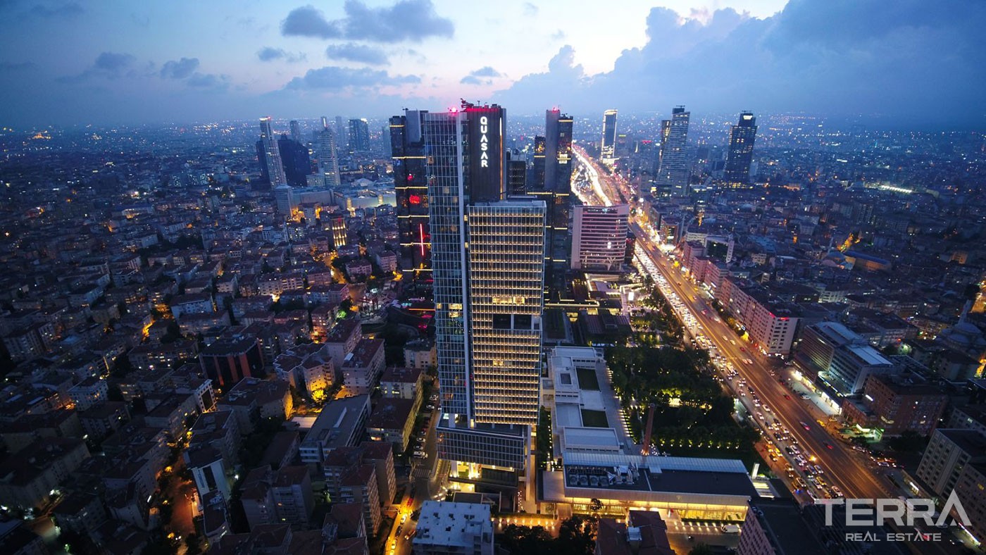 Appartements Haut de Gamme Dans la Tour à Şişli Istanbul à Usage Mixte - 42324