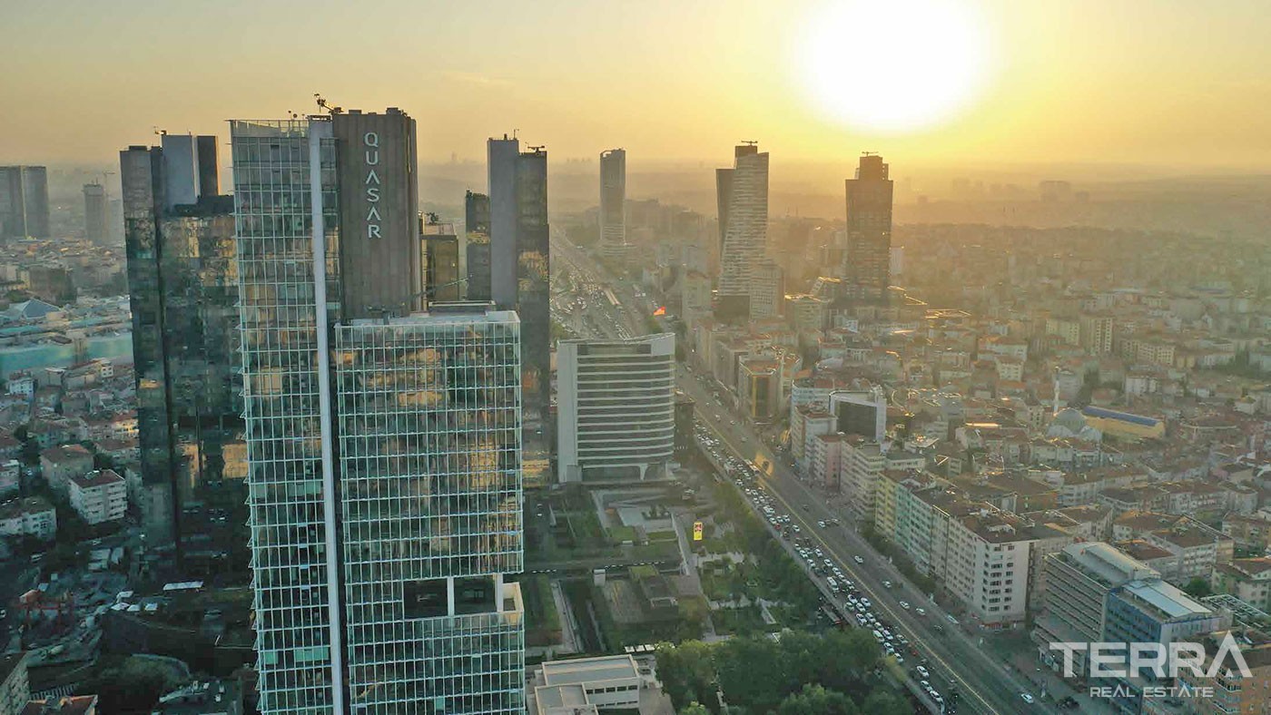 Appartements Haut de Gamme Dans la Tour à Şişli Istanbul à Usage Mixte - 42329