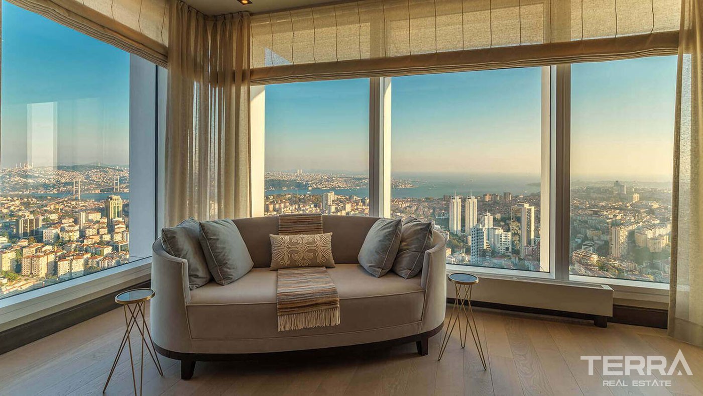 Appartements Haut de Gamme Dans la Tour à Şişli Istanbul à Usage Mixte - 42334