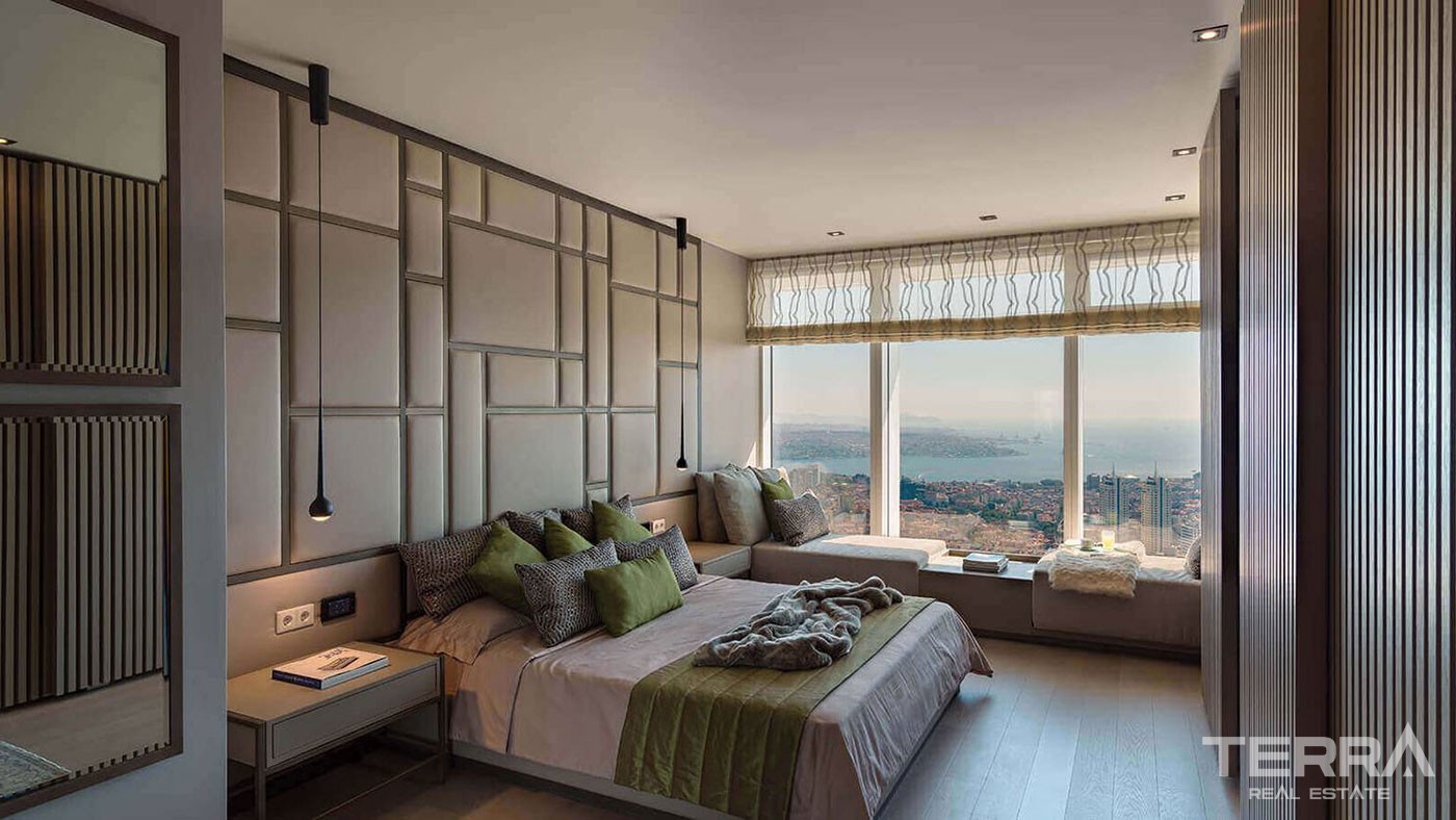 Appartements Haut de Gamme Dans la Tour à Şişli Istanbul à Usage Mixte - 42335