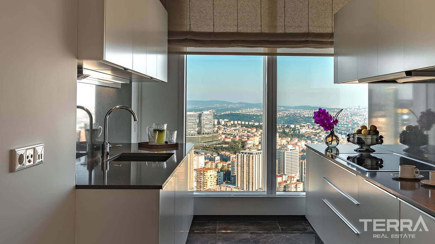 Appartements Haut de Gamme Dans la Tour à Şişli Istanbul à Usage Mixte - 42341