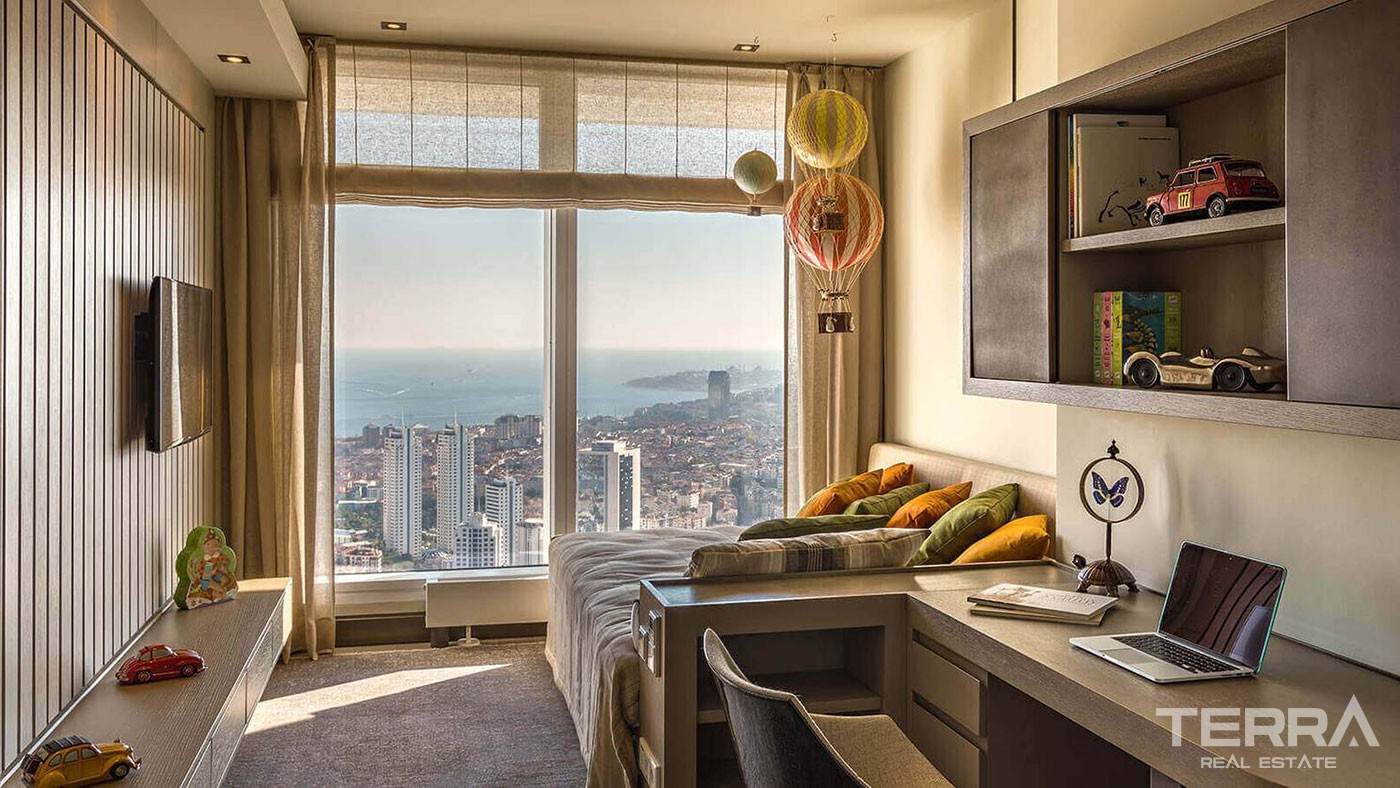 Appartements Haut de Gamme Dans la Tour à Şişli Istanbul à Usage Mixte - 42342