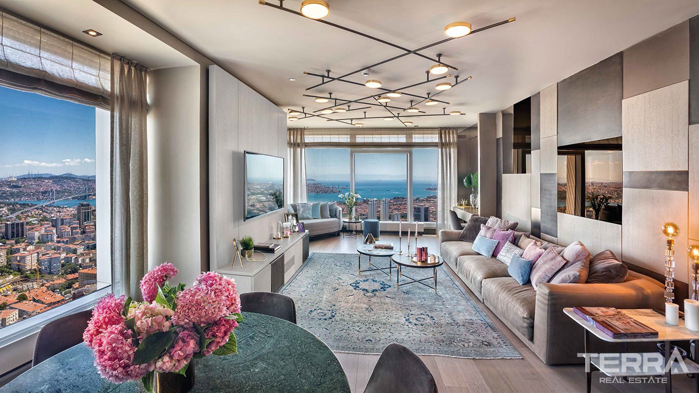 Appartements Haut de Gamme Dans la Tour à Şişli Istanbul à Usage Mixte - 42348